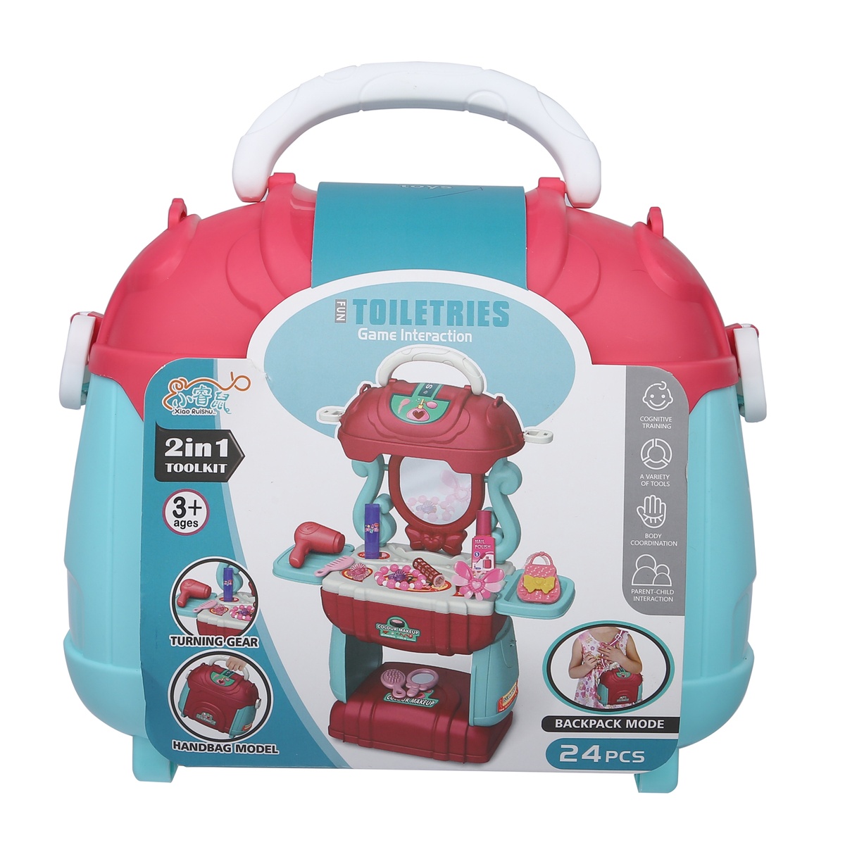 Set đồ chơi trang điểm 2 in 1 CY.PH-15 - mặt trái