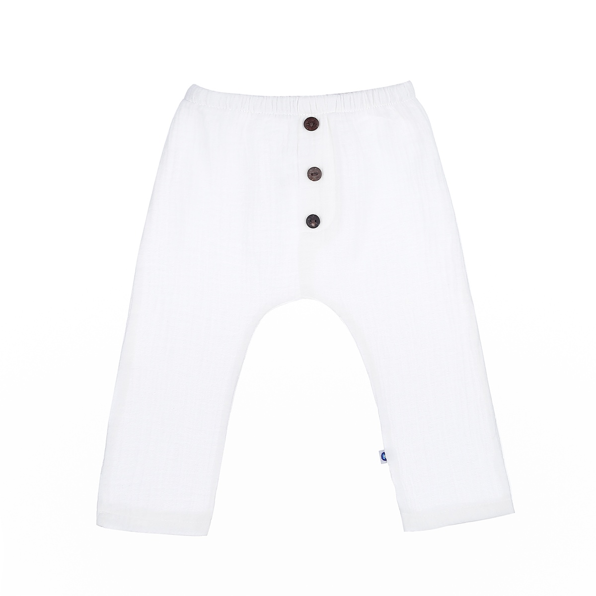 Set đồ sơ sinh 6 chi tiết pcs xô KidsPlaza 0-6M M21H (Trắng) - mặt phải