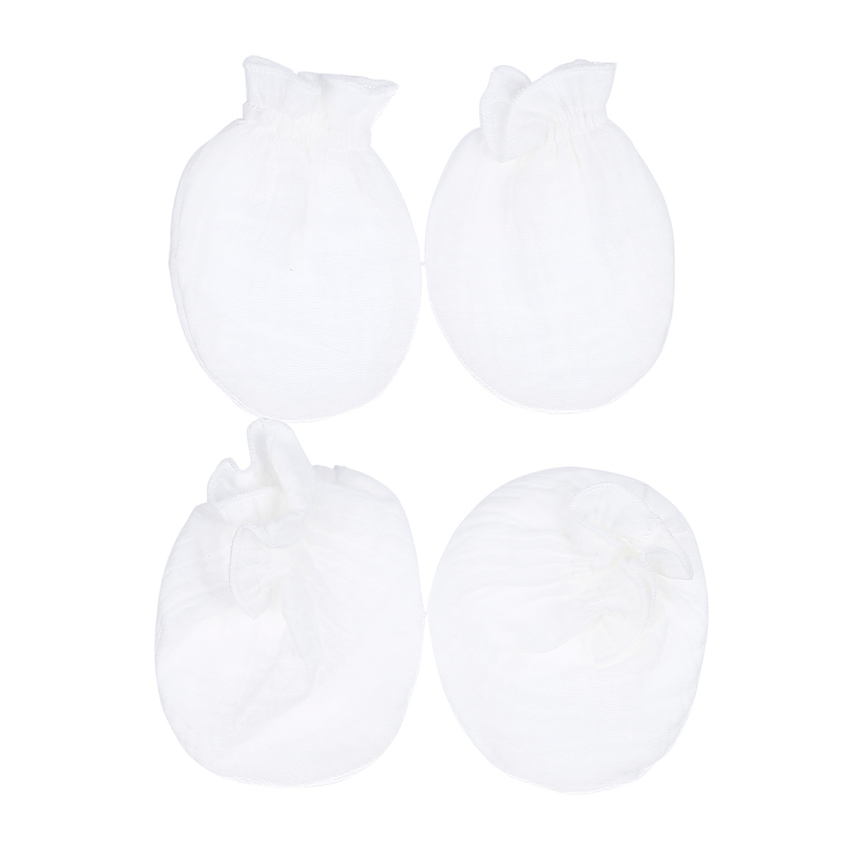 Set đồ sơ sinh 6 chi tiết pcs xô KidsPlaza 0-6M M21H (Trắng) - hình 6