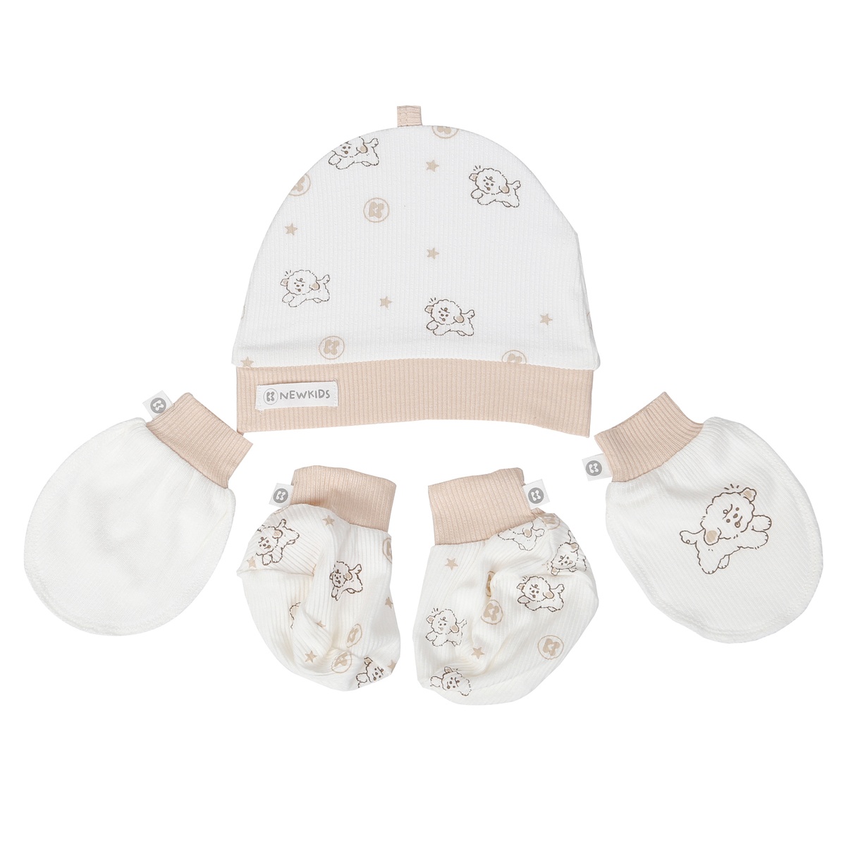 Set đồ sơ sinh KidsPlaza FRESH AIR ND24H (Be) - góc nghiêng