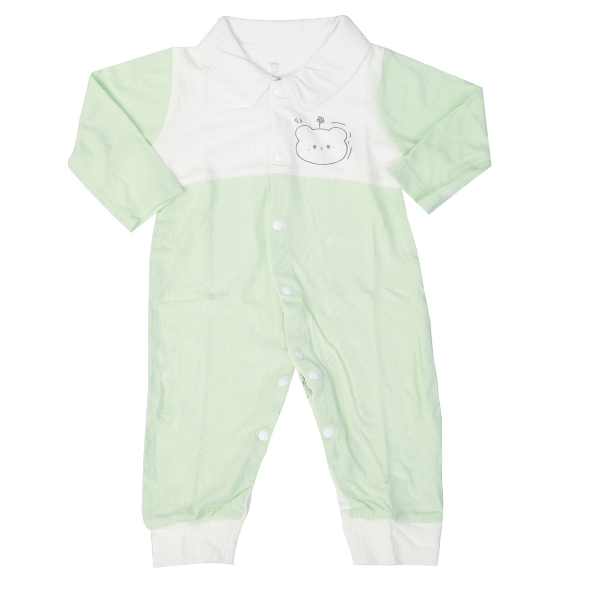 Set đồ sơ sinh KidsPlaza FRESH AIR ND24H (Xanh cốm) - mặt phải