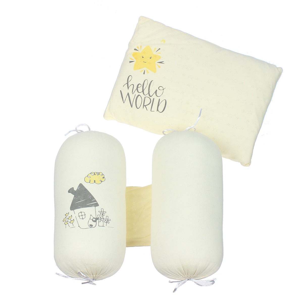 Set gối chặn Mamago twikle star ND20H (Vàng) - mặt trái