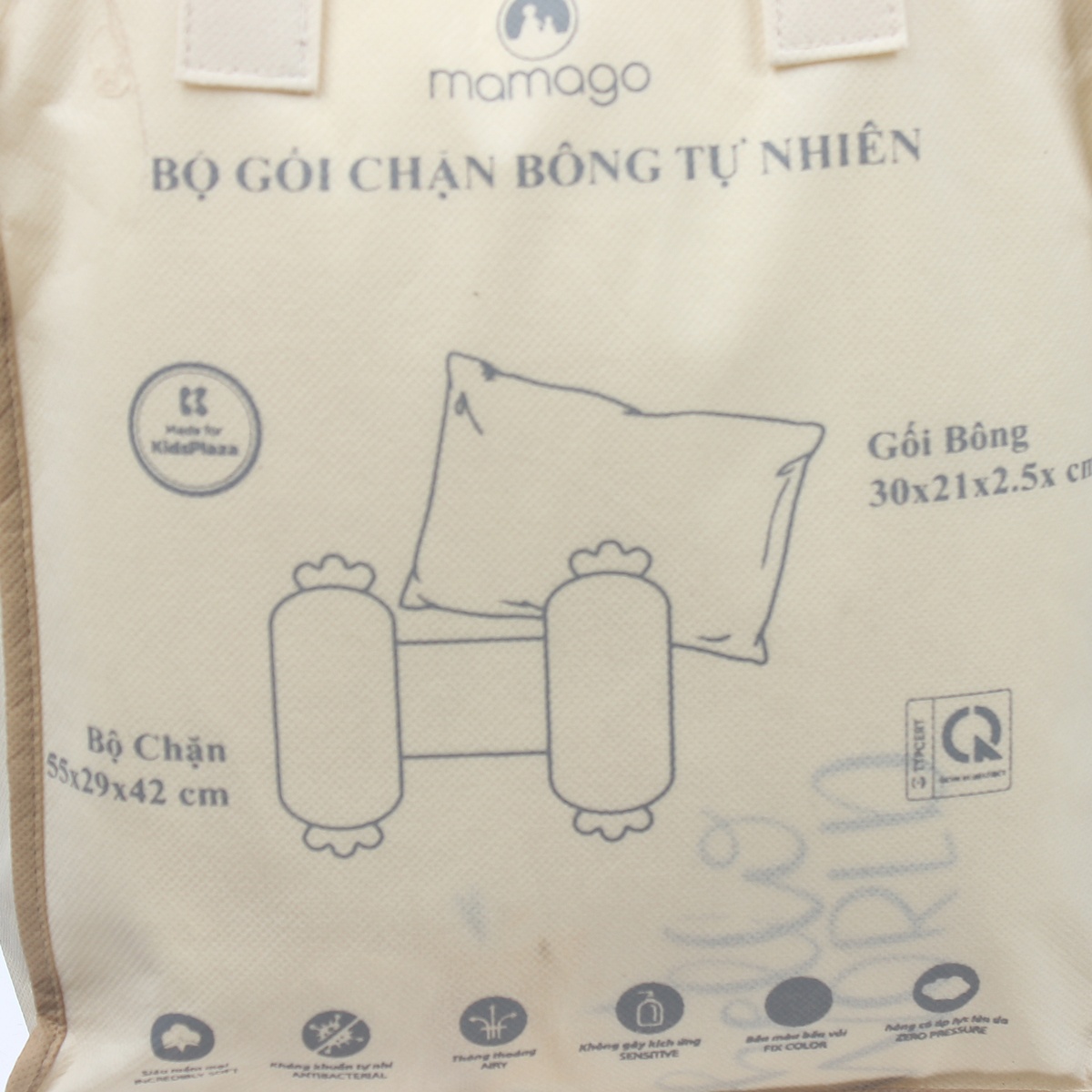 Set gối chặn Mamago twikle star ND20H (Vàng) - hình 6