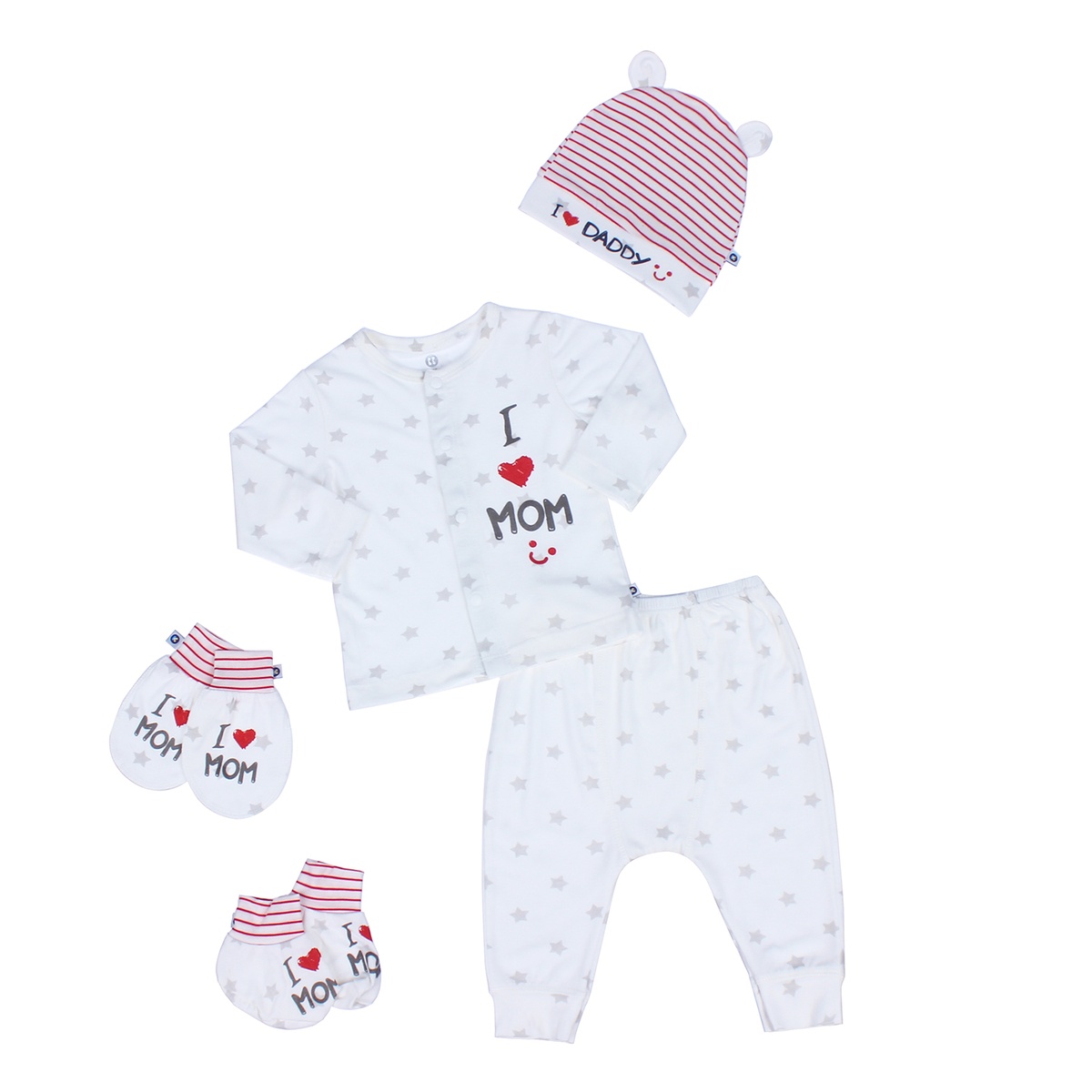 Set quà tặng Otis kẻ ngang KidsPlaza ND21H (Trắng) - hình 6