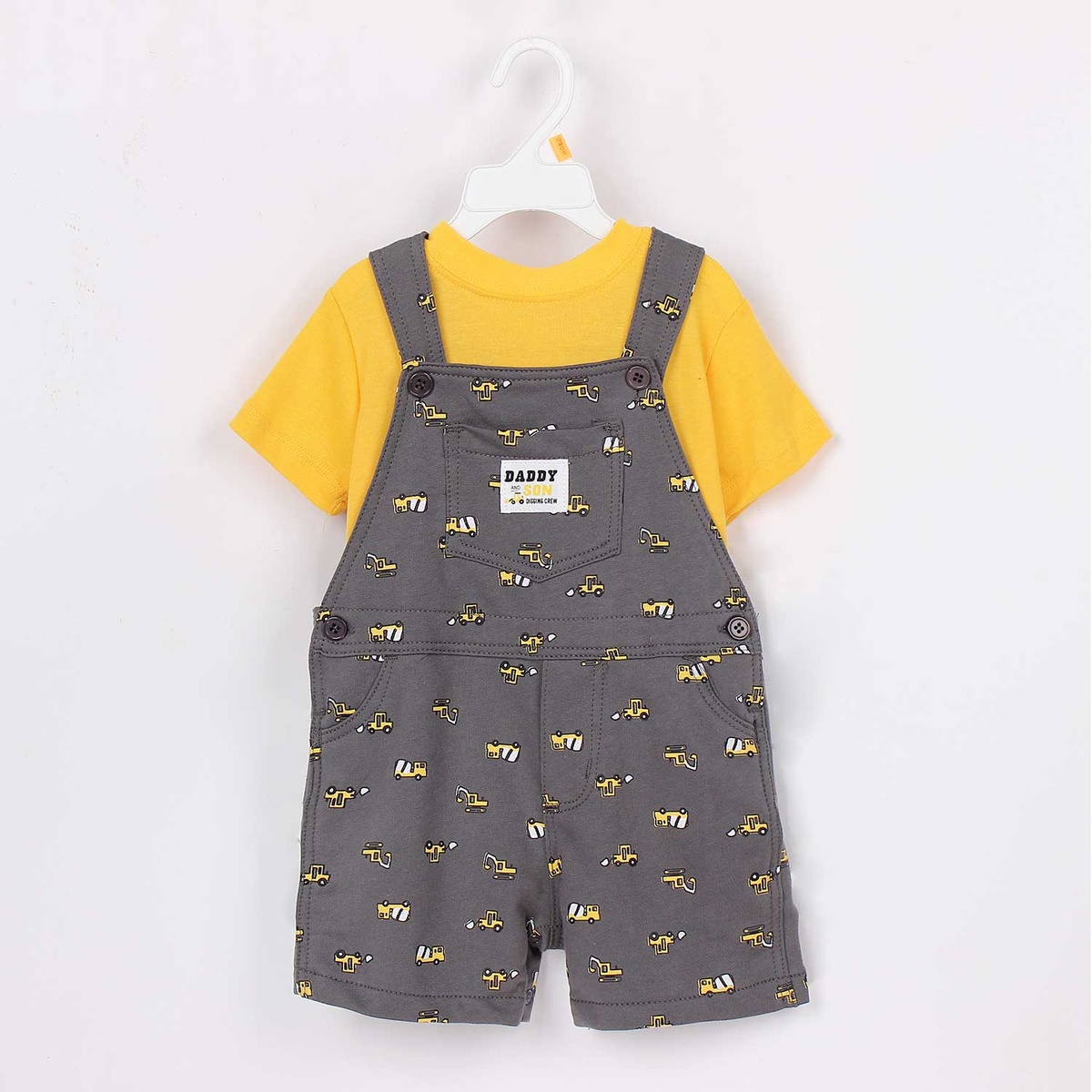 Set yếm bé trai in hình ô tô CC - hình 6