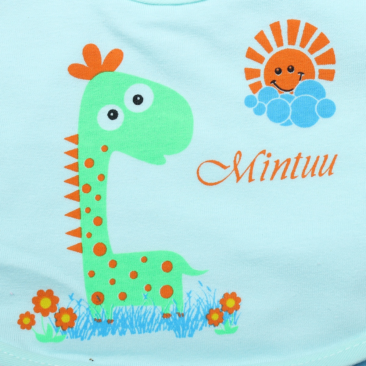 Set 2 yếm buộc dây họa tiết đáng yêu cho bé MT19  - góc nghiêng