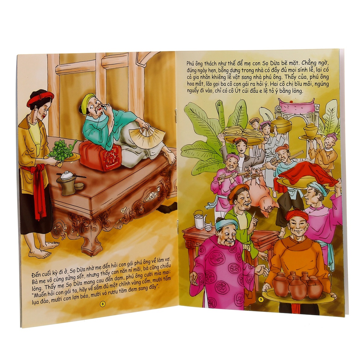 Truyện sự tích sọ dừa - mặt trái