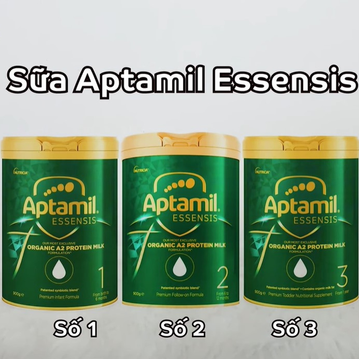 Sữa Aptamil Essensis số 1 Úc 900g cho bé từ 0-6 tháng tuổi - video