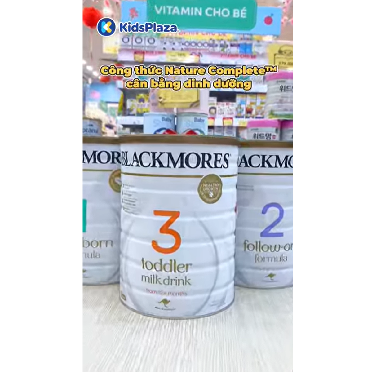 Sữa Blackmores Úc số 1 (cho trẻ từ 0-6 tháng) 900g - video