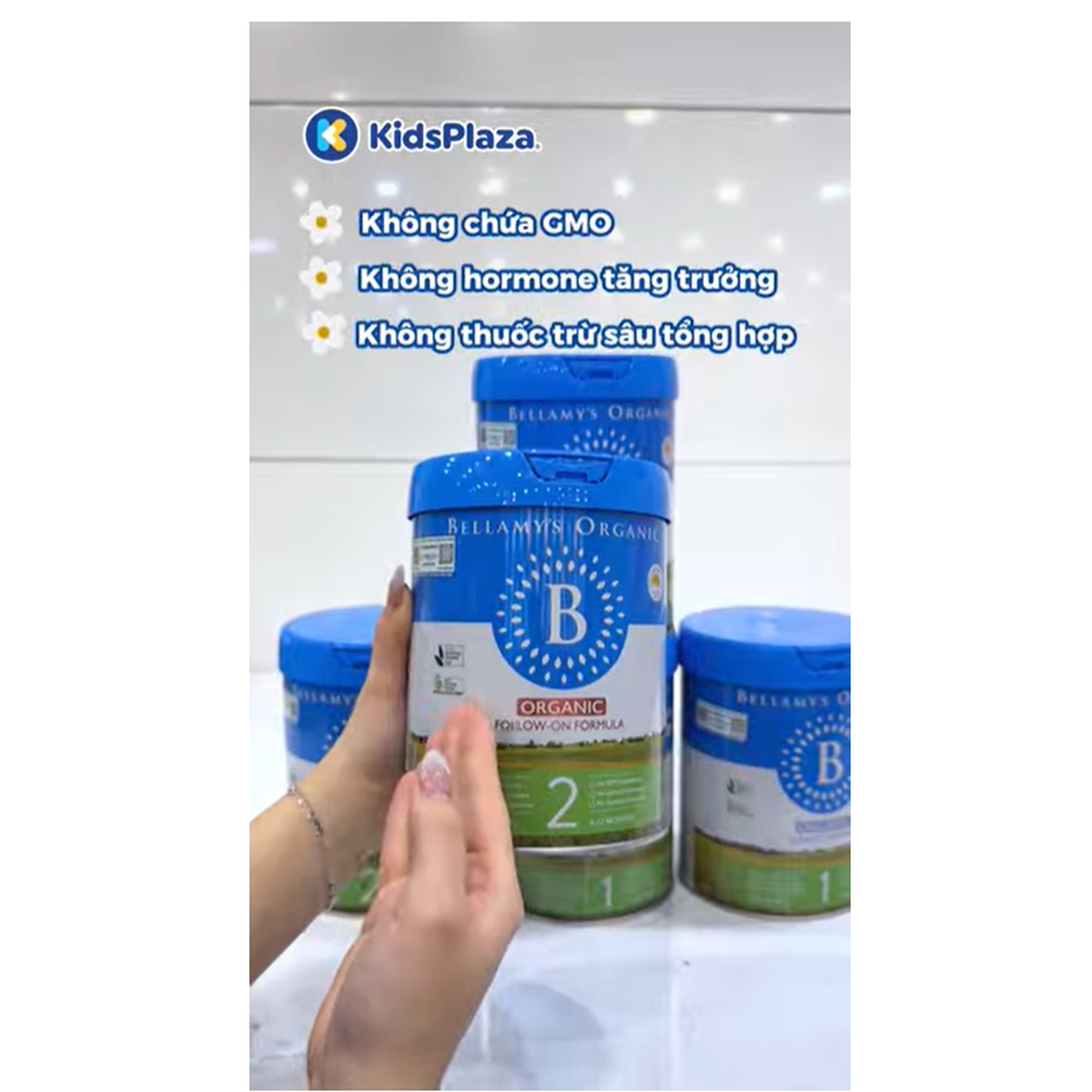 Sữa Bellamy's Organic số 2 (cho bé 6-12 tháng) 800g - video