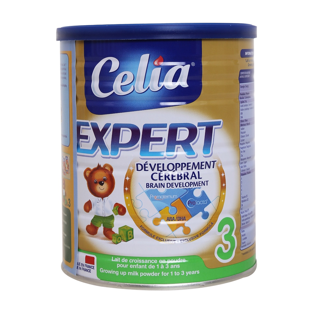 Sữa bột Celia Expert 3 - 400g - mặt trái