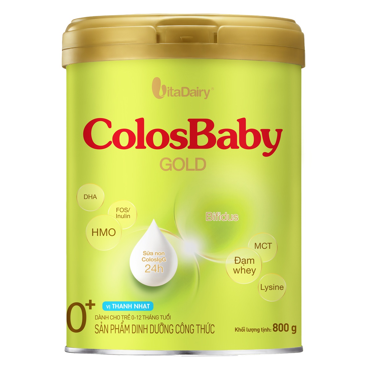 Sữa Colosbaby gold 0+ 800g - S New - mặt trái