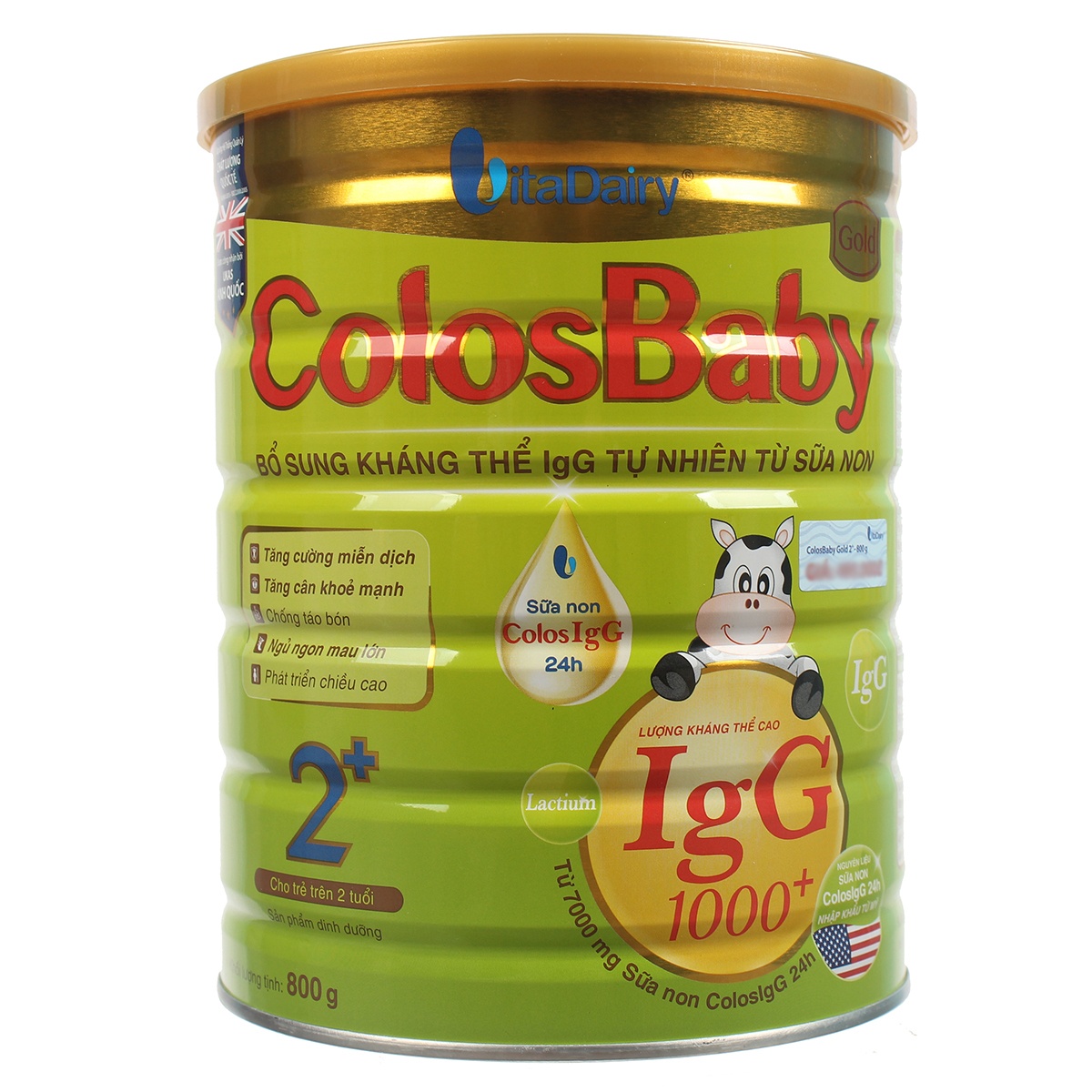 Sữa bột Colosbaby gold 2+ 800g tăng cường hệ miễn dịch (2Y+) - hình 6