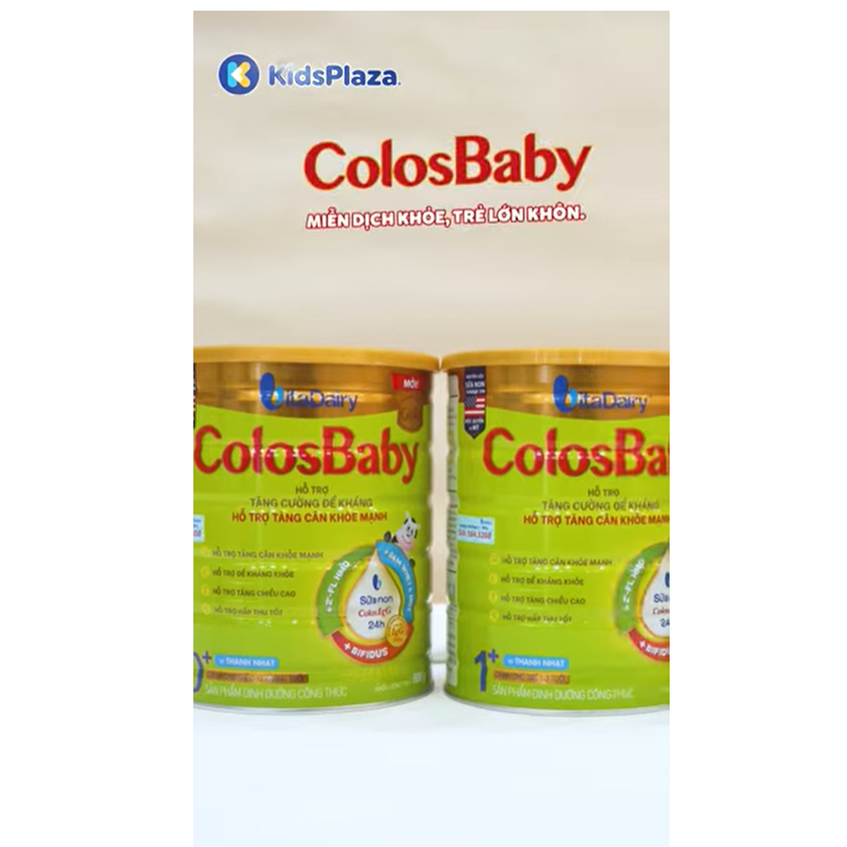 Sản phẩm dinh dưỡng Colosbaby gold 2+ 800g - S New - video