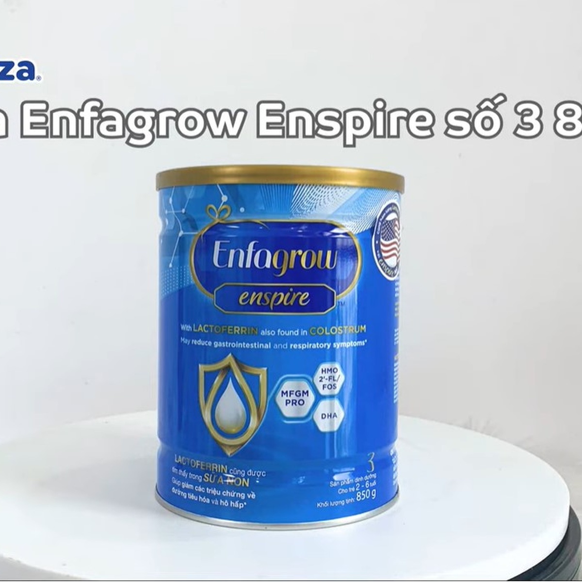 Sữa bột Enfagrow Enspire số 3 (cho bé 2-6 tuổi) 850g - hình 8