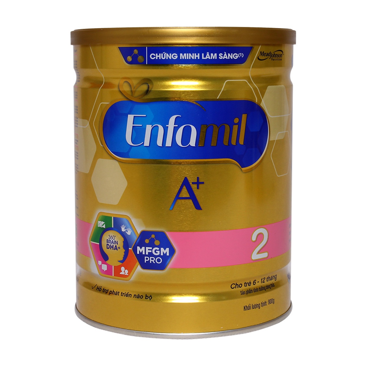 Sữa Enfamil A+ 2 900g (6 - 12 tháng) - mặt trái