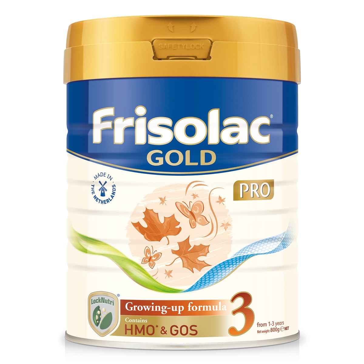 Sữa Frisolac Gold Pro số 3 800g cho bé 1-3 tuổi - mặt sau
