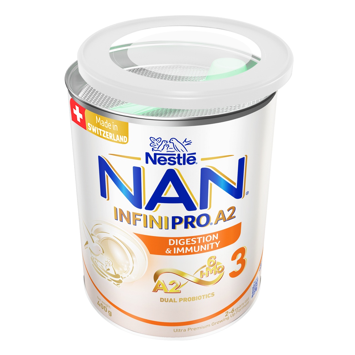 Sản phẩm dinh dưỡng công thức Nan Infinipro A2 6HMO số 3 400g cho bé 2-6 tuổi - hình 6