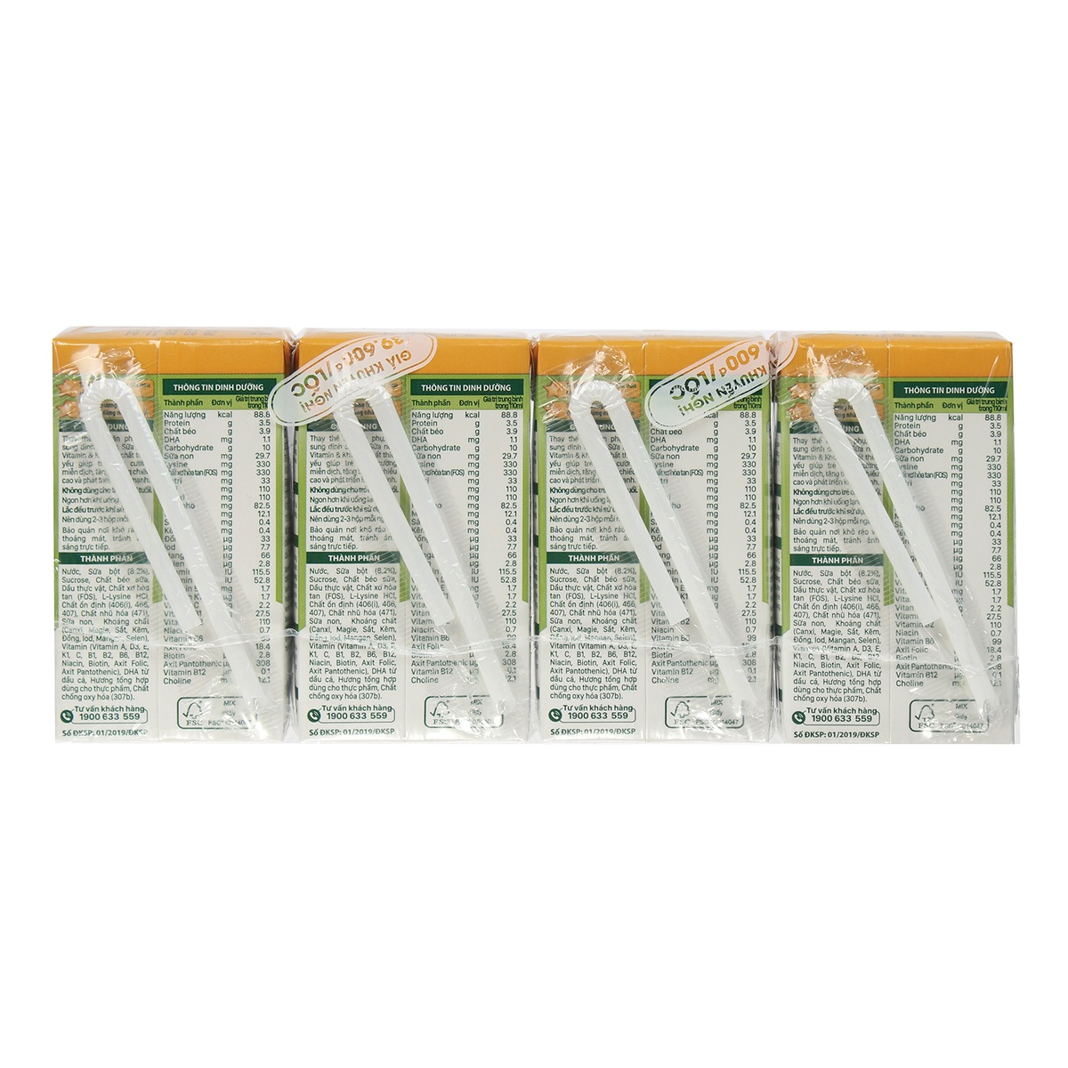  Sữa bột pha sẵn Colosbaby Gold 4x110ml tăng cường hệ miễn dịch cho bé 1-3 tuổi - mặt phải