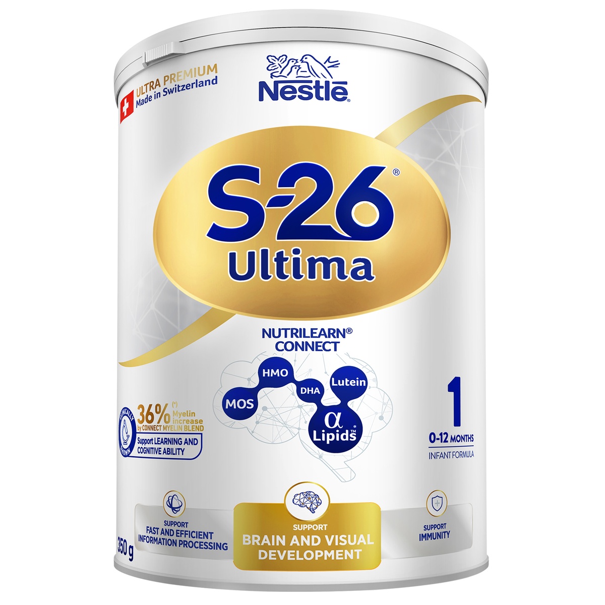 Sữa bột S-26 Ultima 1 (cho bé 0-12 tháng tuổi) 350g