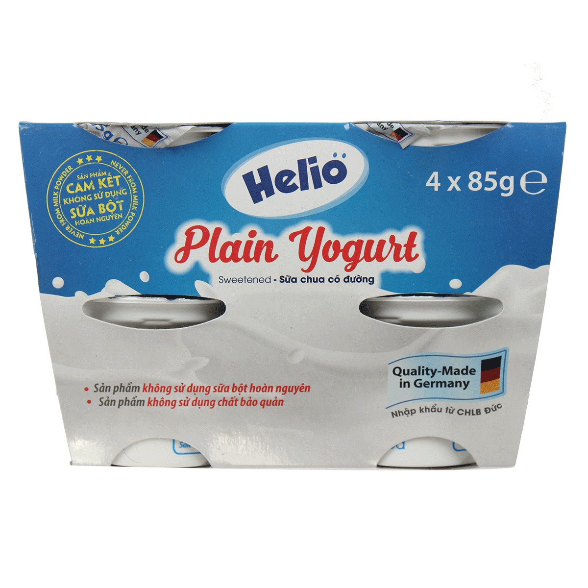 Sữa chua Helio vị tự nhiên hũ 85g