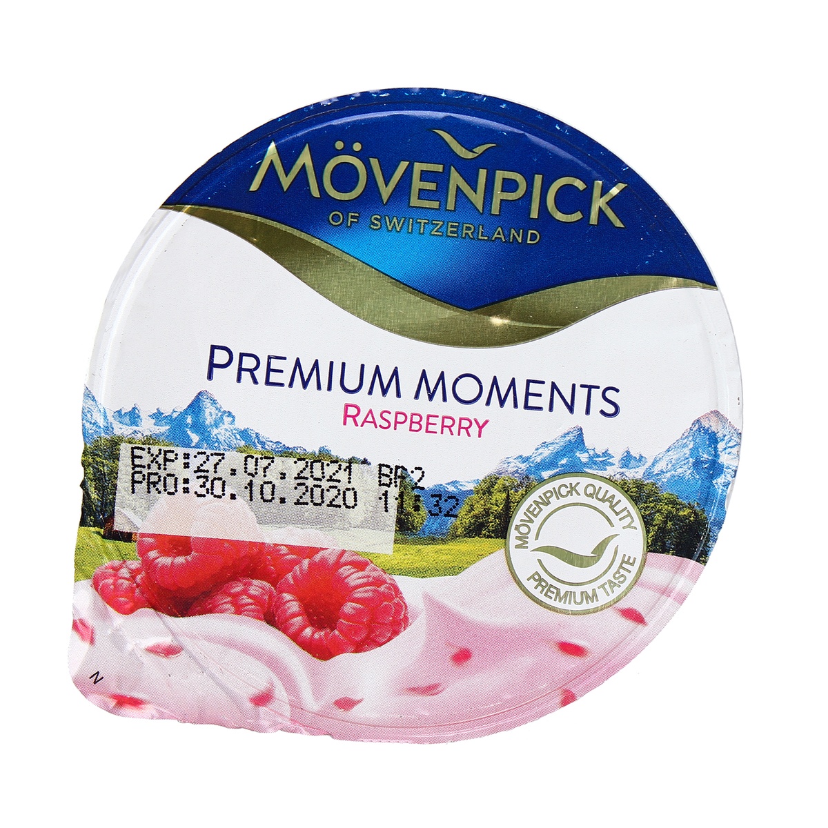 Sữa chua hoa quả Movenpick vị Mâm Xôi (100g) cho bé trên 6 tháng tuổi - mặt phải
