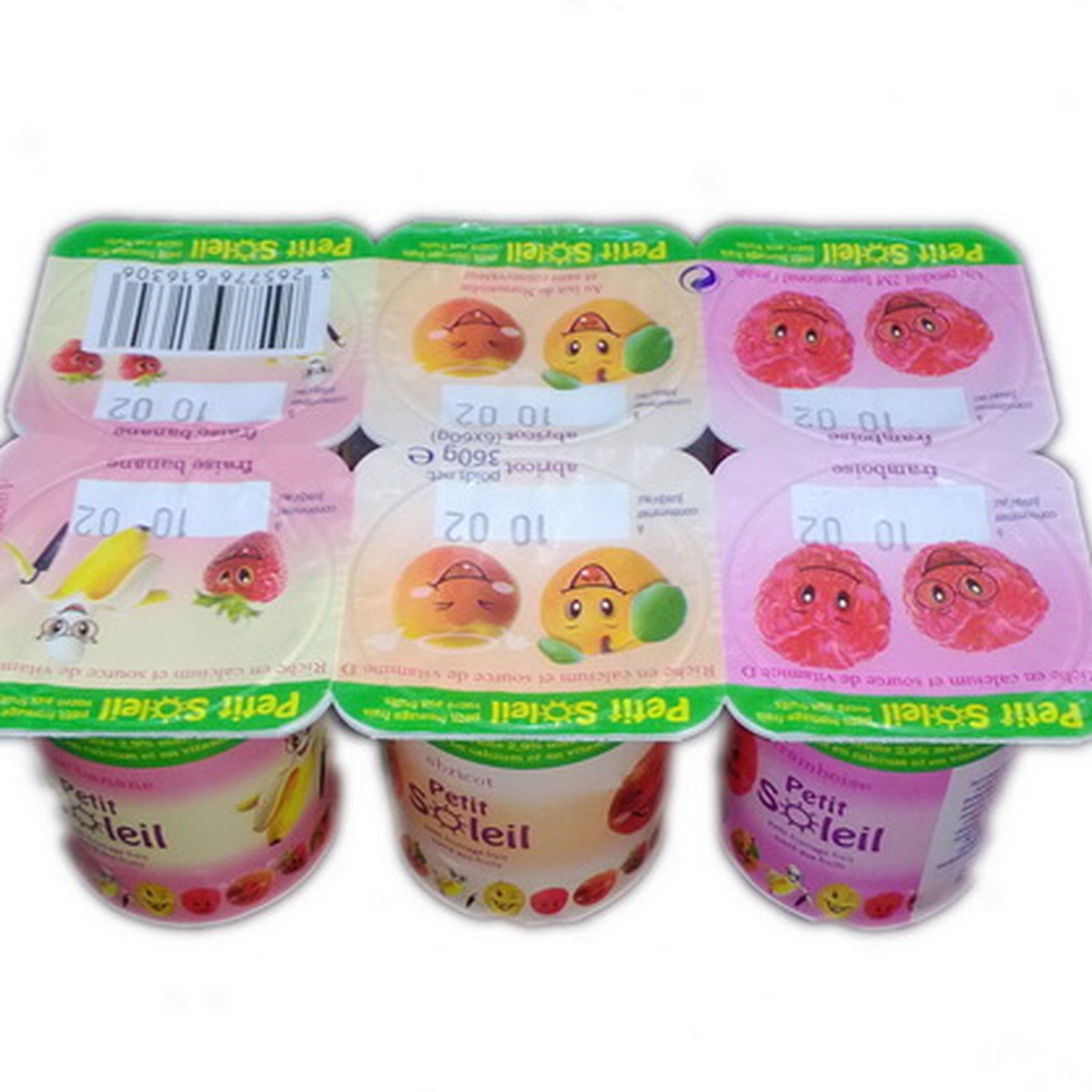 Sữa chua phomai Petit Soleil 60g - mặt trái