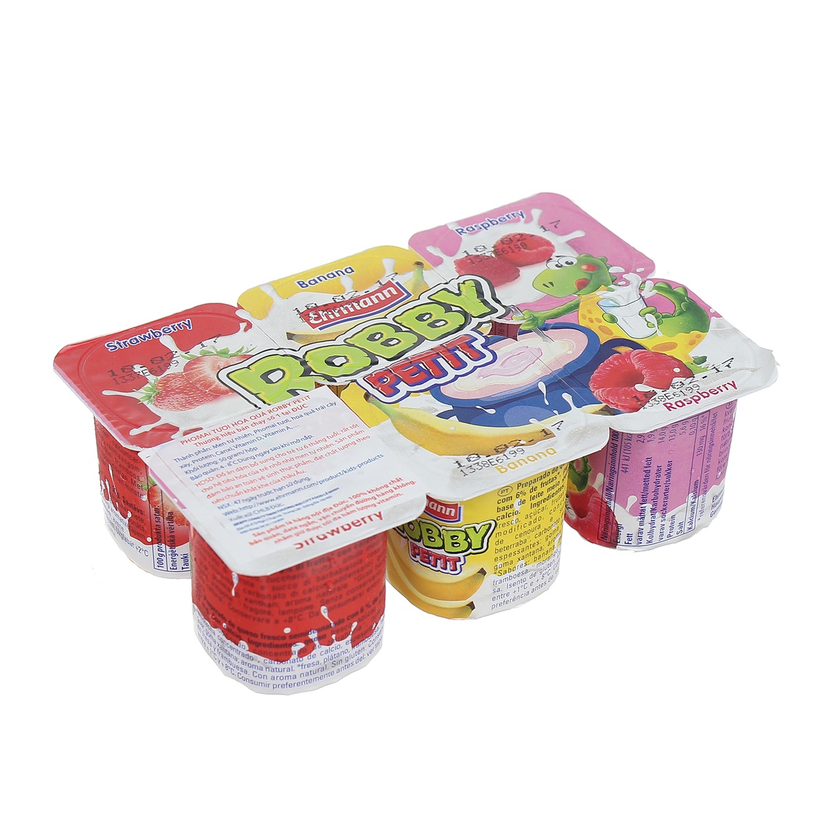 Sữa chua Robby Ehrmann 6x50g cho bé trên 6 tháng tuổi - mặt phải