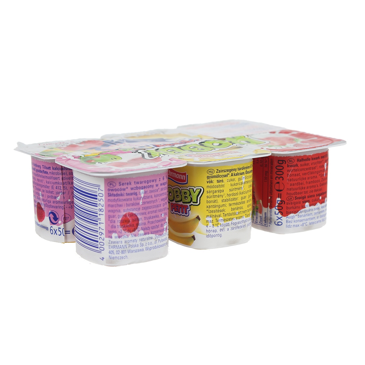 Sữa chua Robby Ehrmann 6x50g cho bé trên 6 tháng tuổi - mặt sau