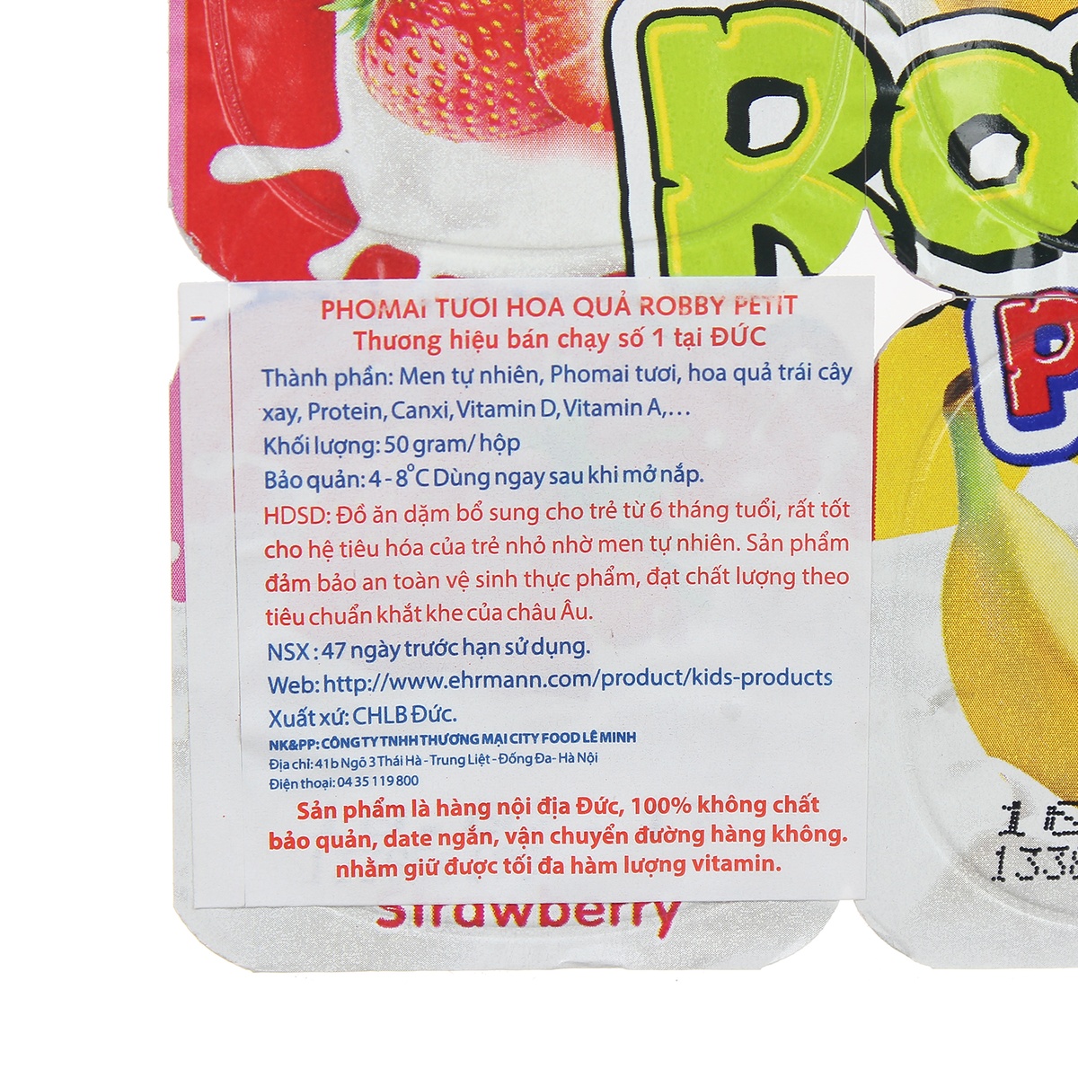 Sữa chua Robby Ehrmann 6x50g cho bé trên 6 tháng tuổi - hình 6