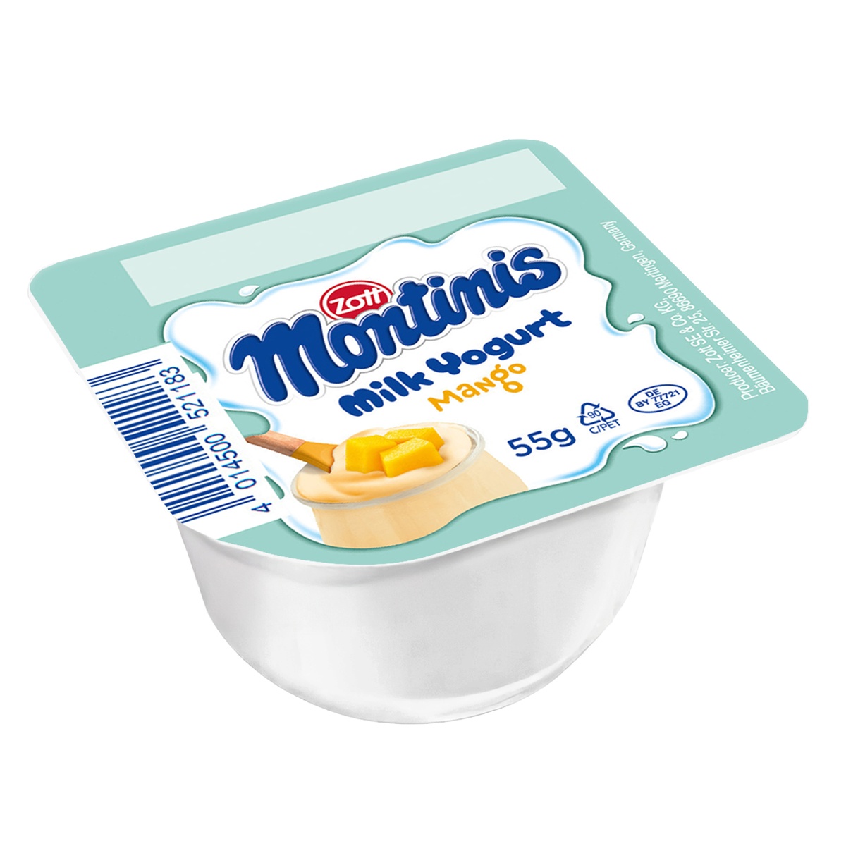 Sữa chua Zott Montinis vị xoài 4*55g - hình 7