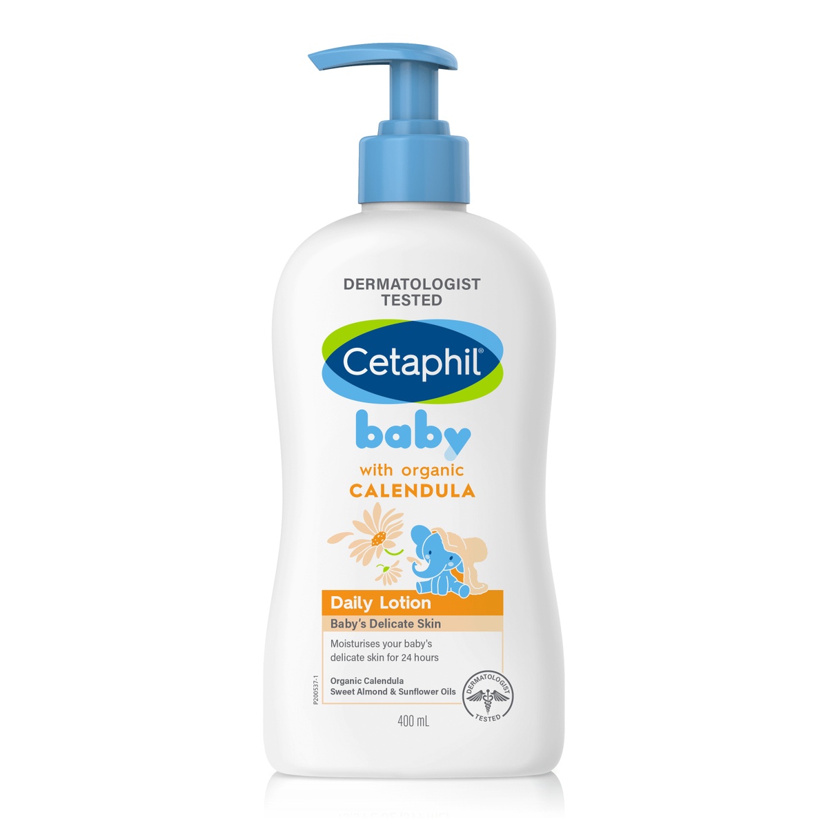 Sữa dưỡng thể hoa cúc Cetaphil 400ml - mặt phải