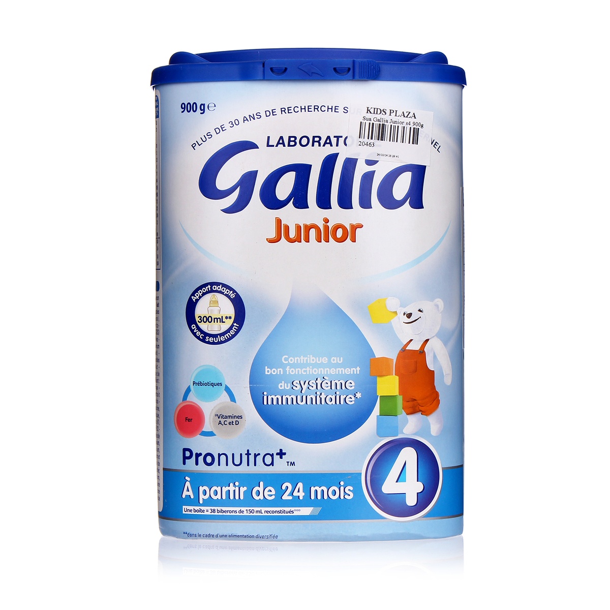 Sữa Gallia Junior số 4 900gr - mặt trái