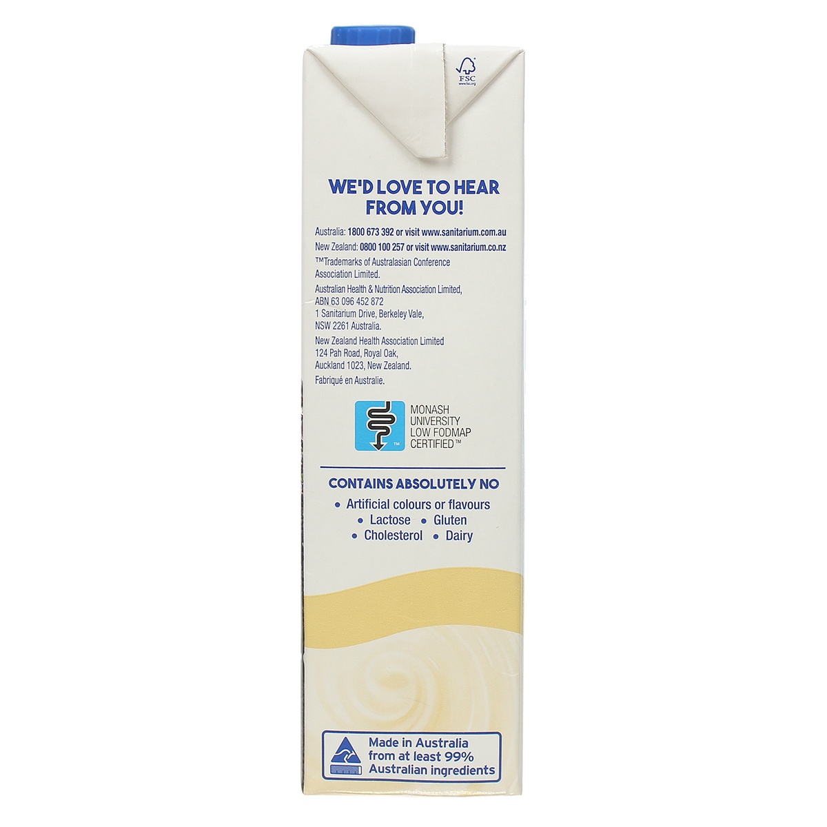Sữa hạnh nhân Vani So Good (1Lít) - góc nghiêng