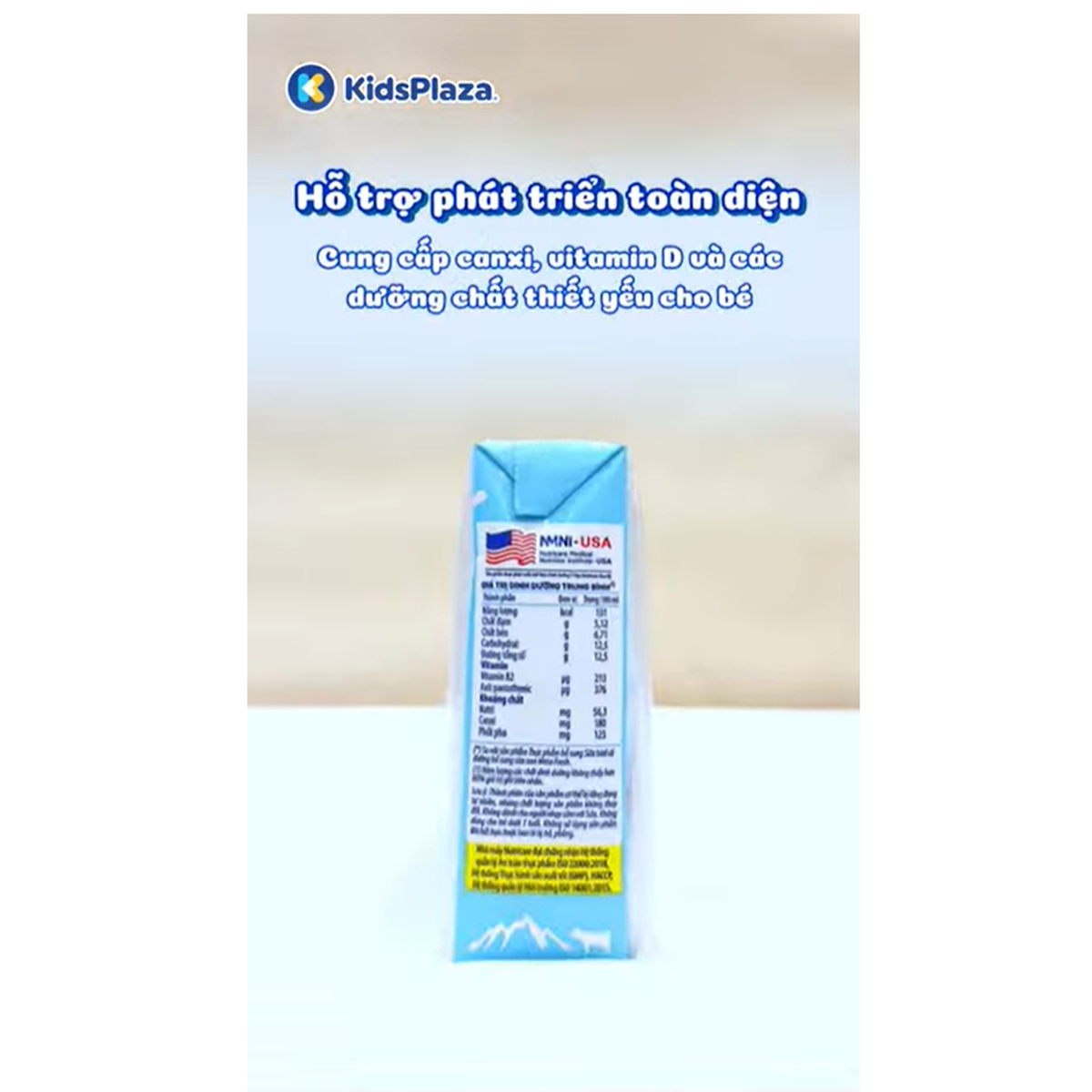 Sữa tươi ít đường Nutricare MetaFresh 4x180ml - video