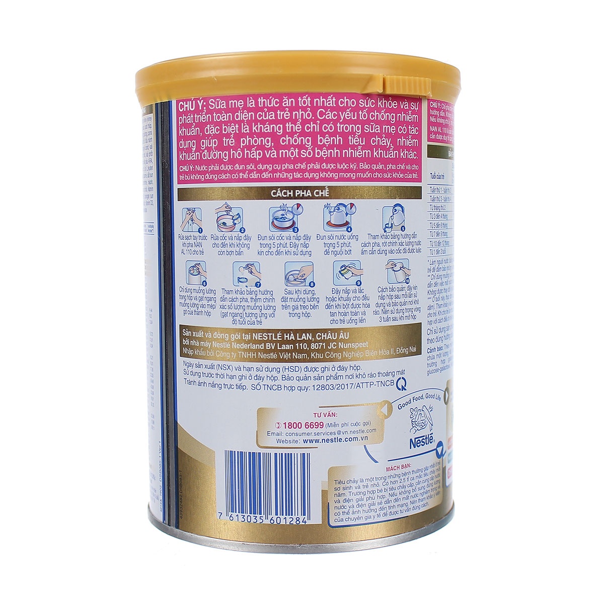 Sữa Nan AL110 400g (0 - 3 tuổi) - hình 6