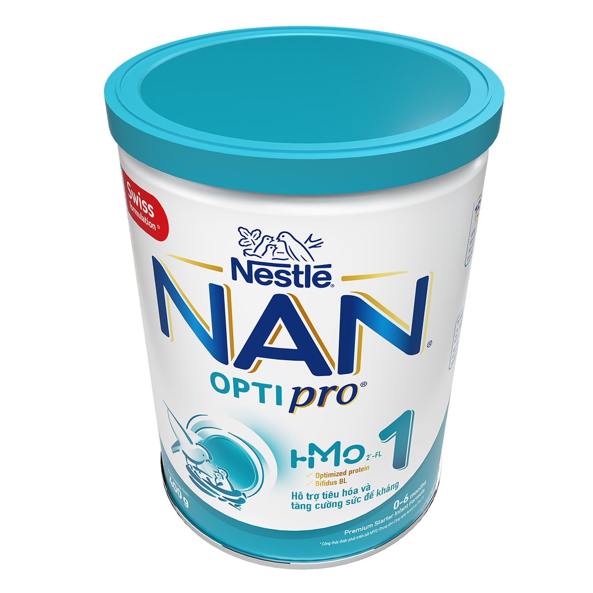 Sữa Nan HMO Optipro 1 400g (0 - 6 tháng) - mặt sau