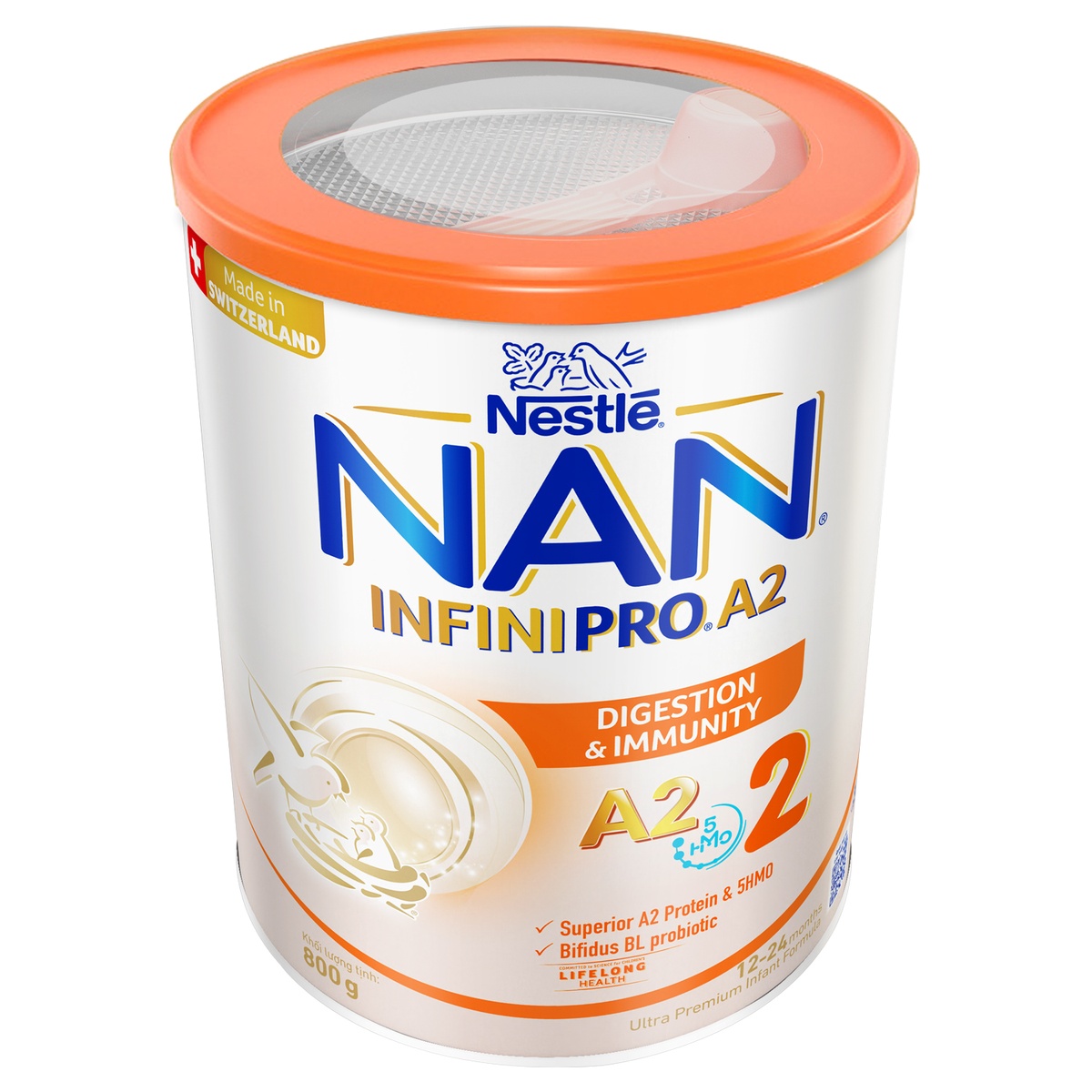 Sữa Nan InfiniPro A2 số 2 (cho bé 1-2 tuổi) 800g - hình 6