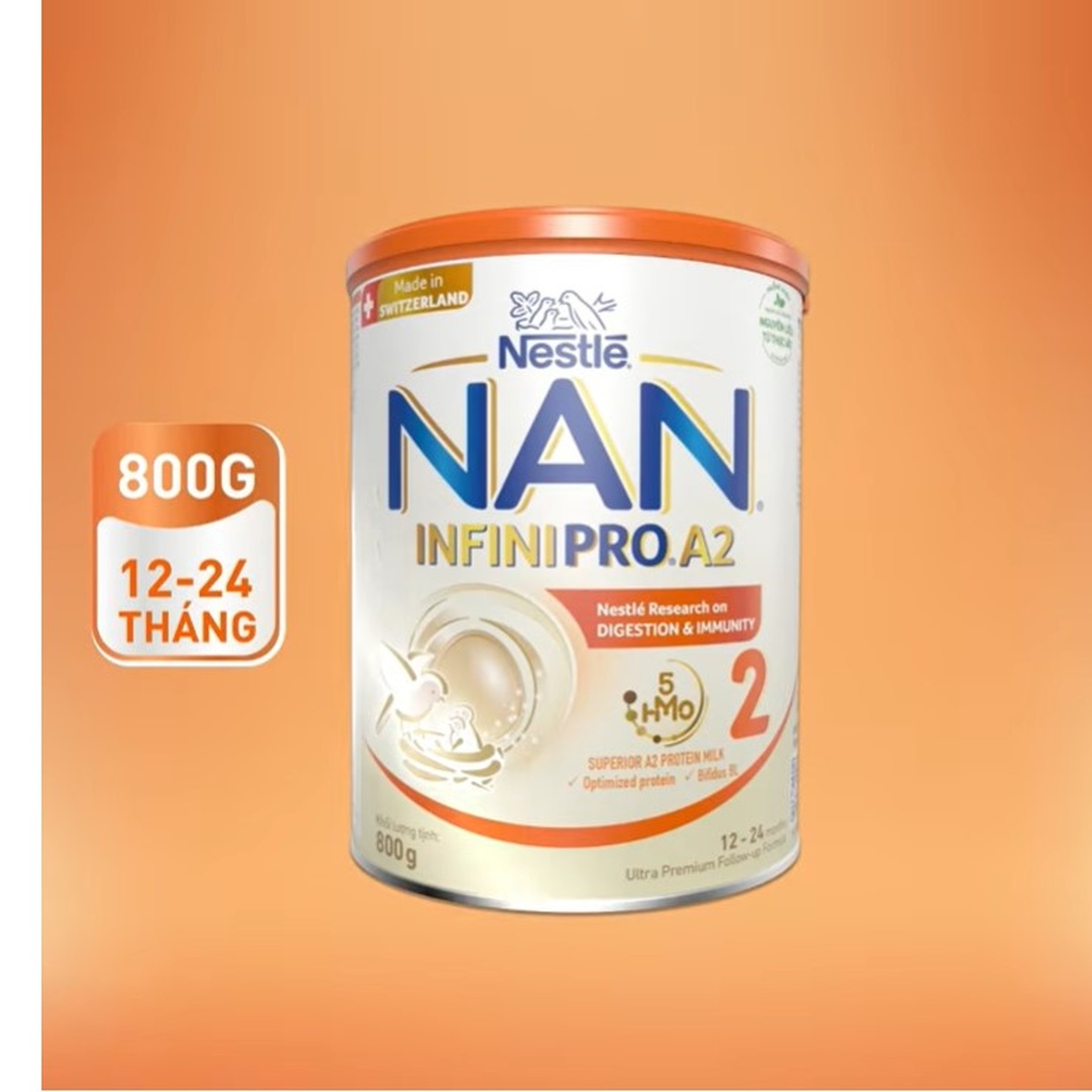Sữa Nan InfiniPro A2 số 2 (cho bé 1-2 tuổi) 800g - video