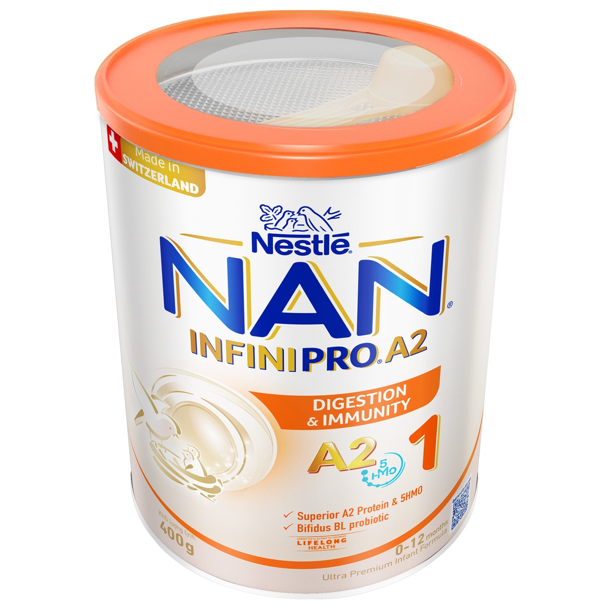 Sữa Nan InfiniPro A2 số 1 (cho bé 0-12 tháng) 400g - hình 6