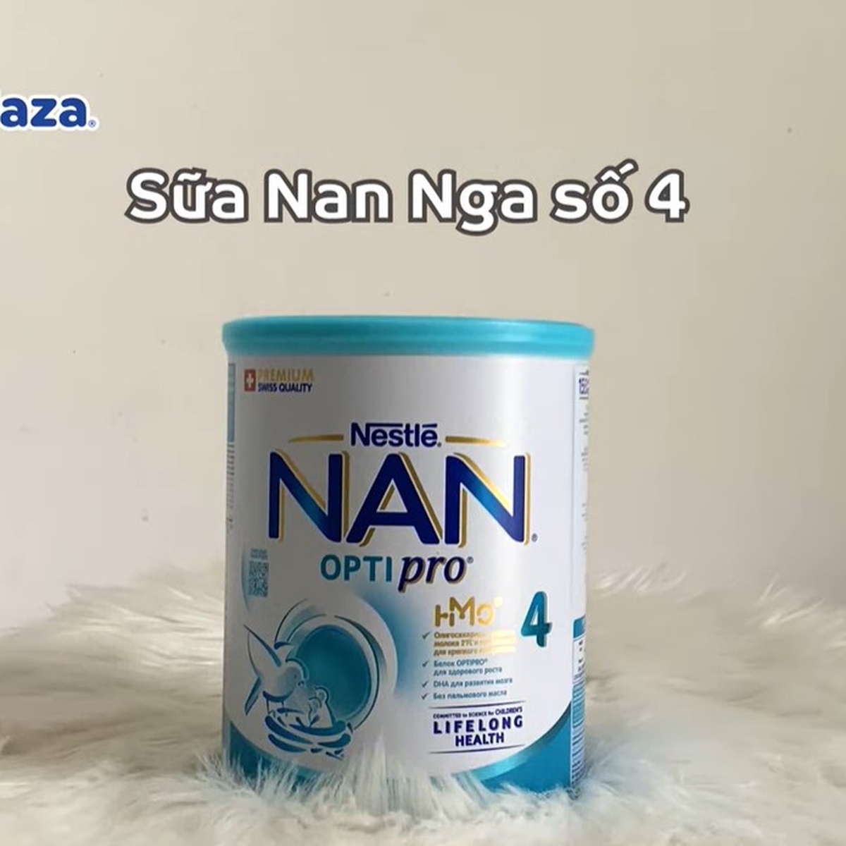 Sữa Nan Nga số 4 (cho bé từ 18 tháng) 800g - video