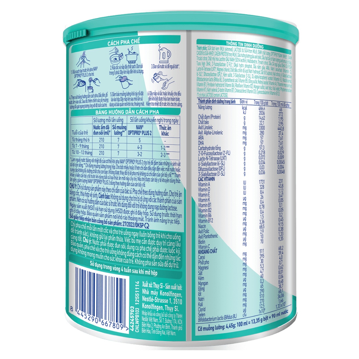Sữa Nan Optipro Plus số 2 5HMO (cho bé 6-12 tháng) 400g - hình 6