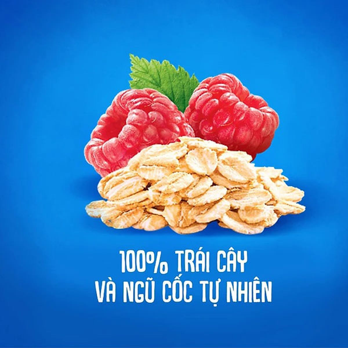 Sữa ngày yến mạch vị mâm xôi Agusha 200ml - mặt trái