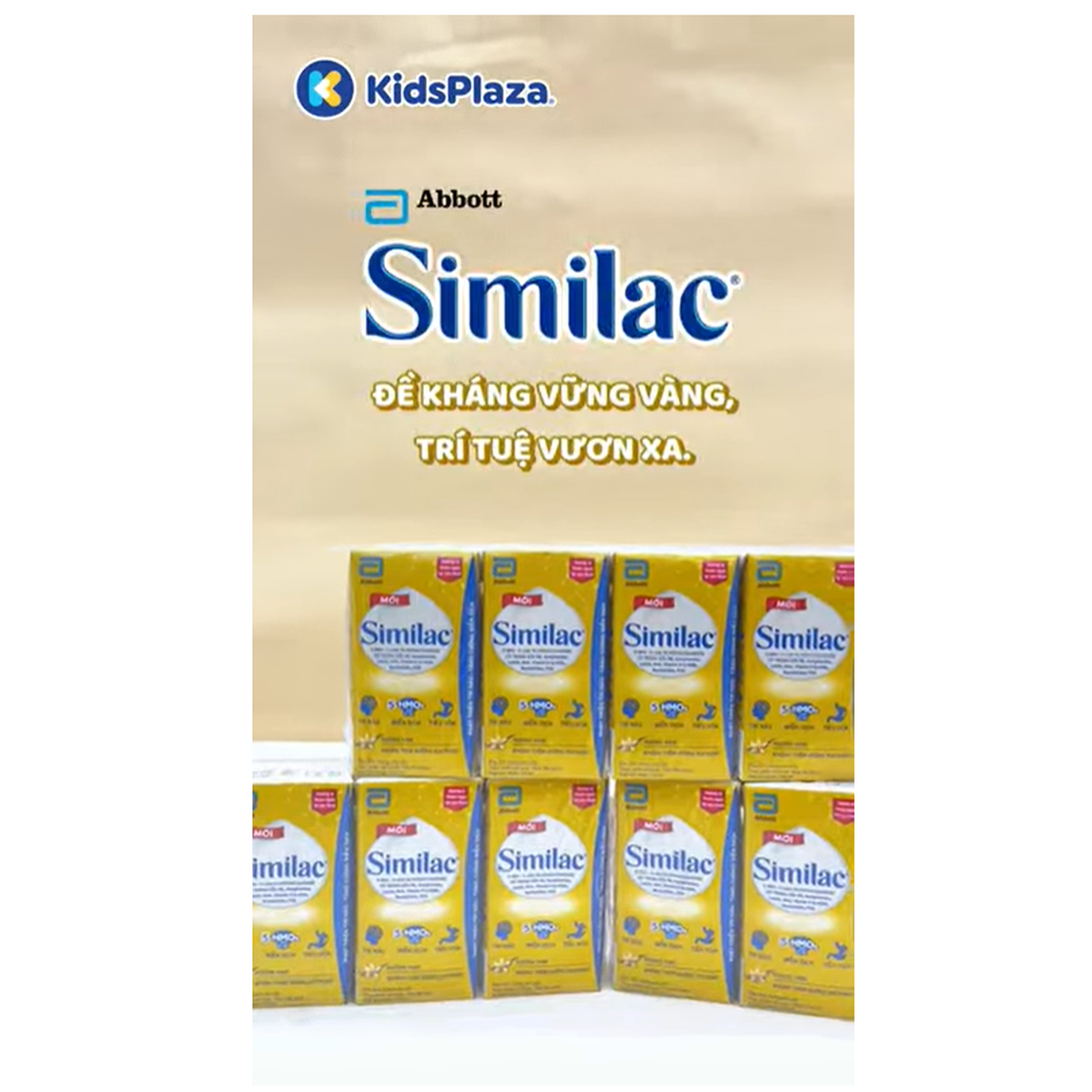 Sữa nước Similac Eye-Q HMO hương vani 4x110ml cho bé trên 1 tuổi - video