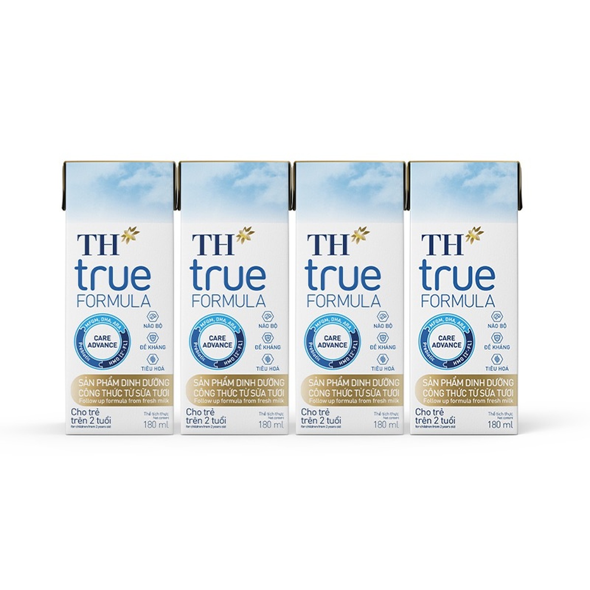 Sữa nước TH True Milk Formula 4x180ml (2Y) - mặt trái