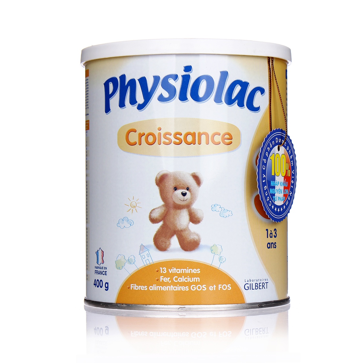 Sữa Physiolac số 3 400g (1 - 3 tuổi) - mặt trái