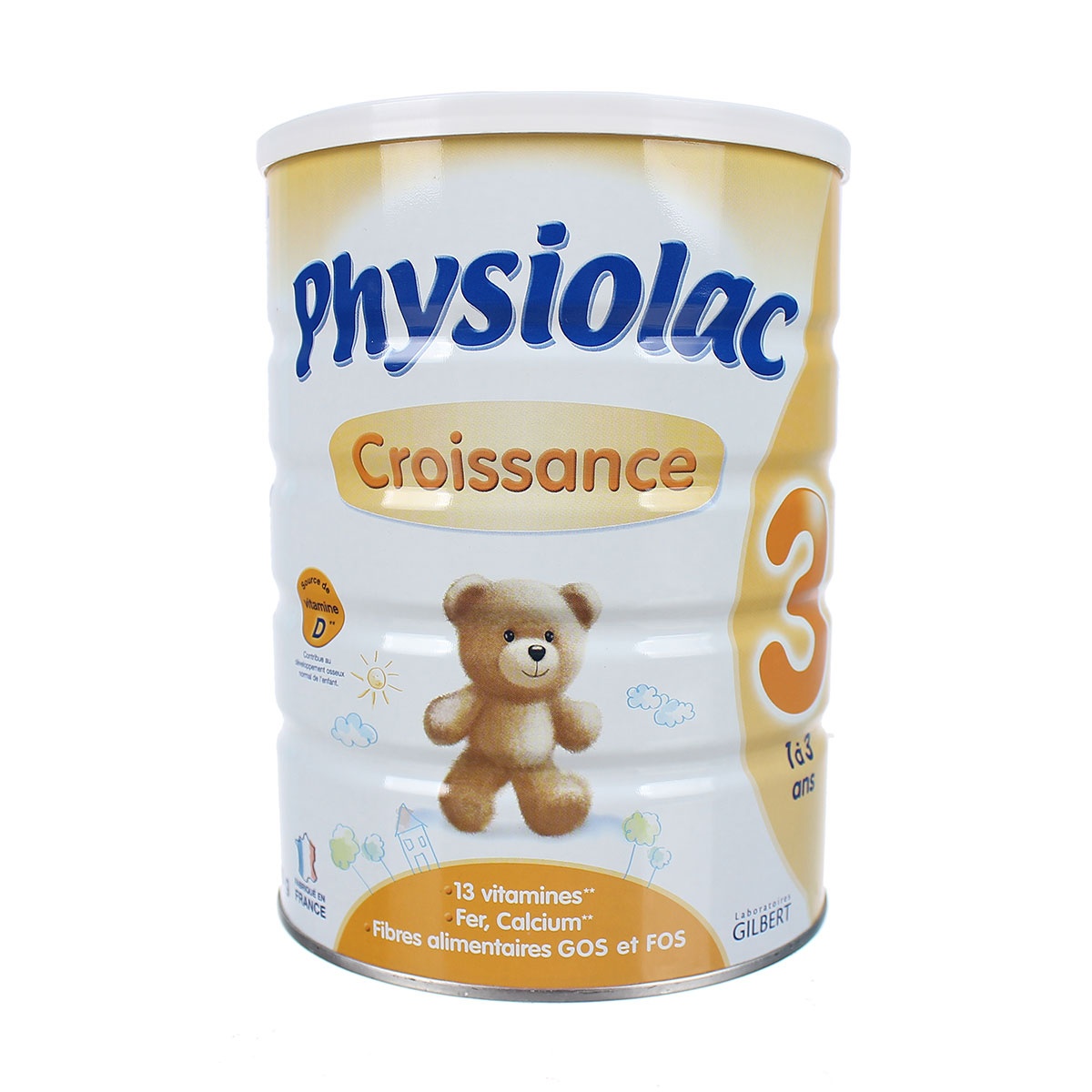 Sữa Physiolac số 3 900g (1 - 3 tuổi) - mặt trái