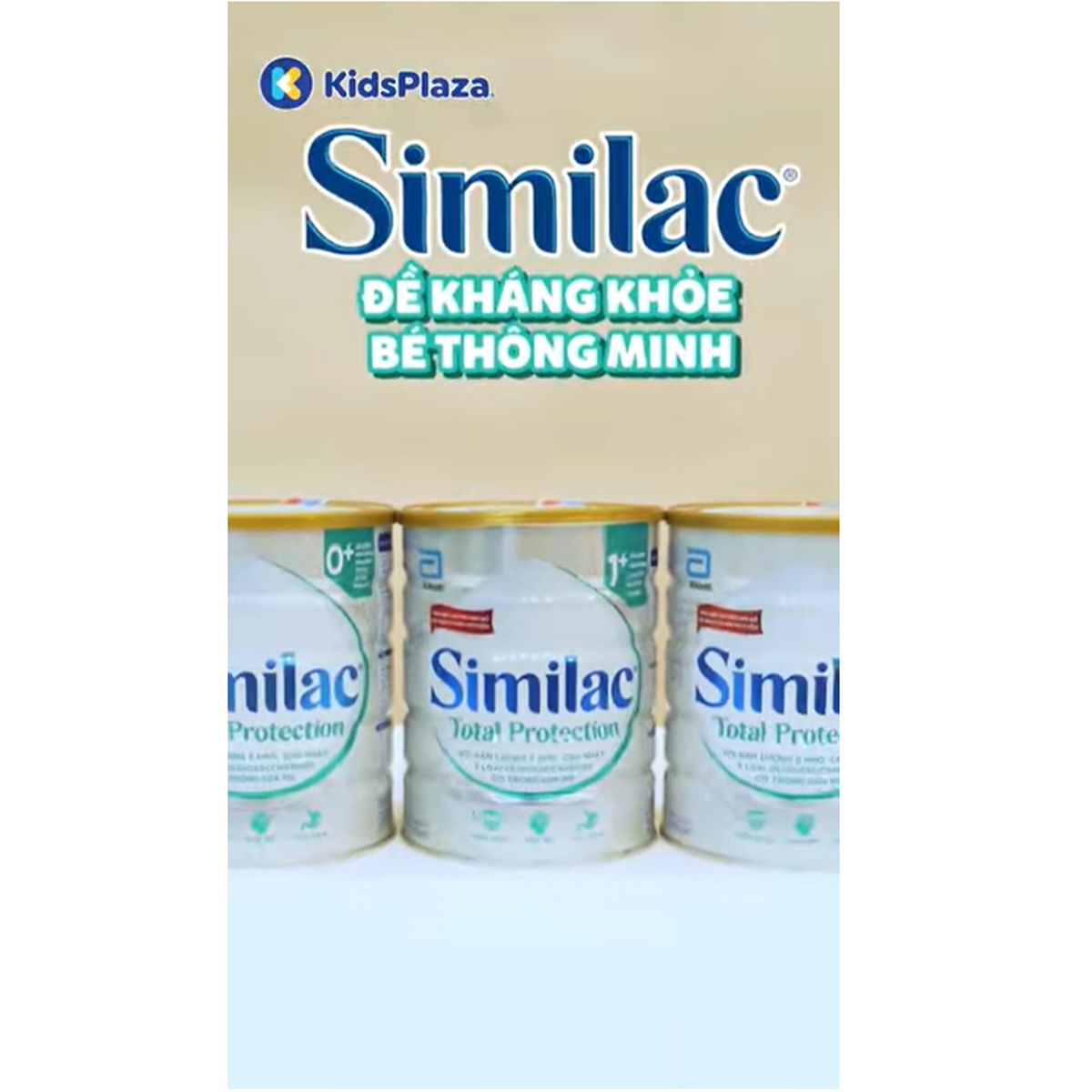 Sản phẩm dinh dưỡng công thức Similac Total Protection 0+ 800g - video