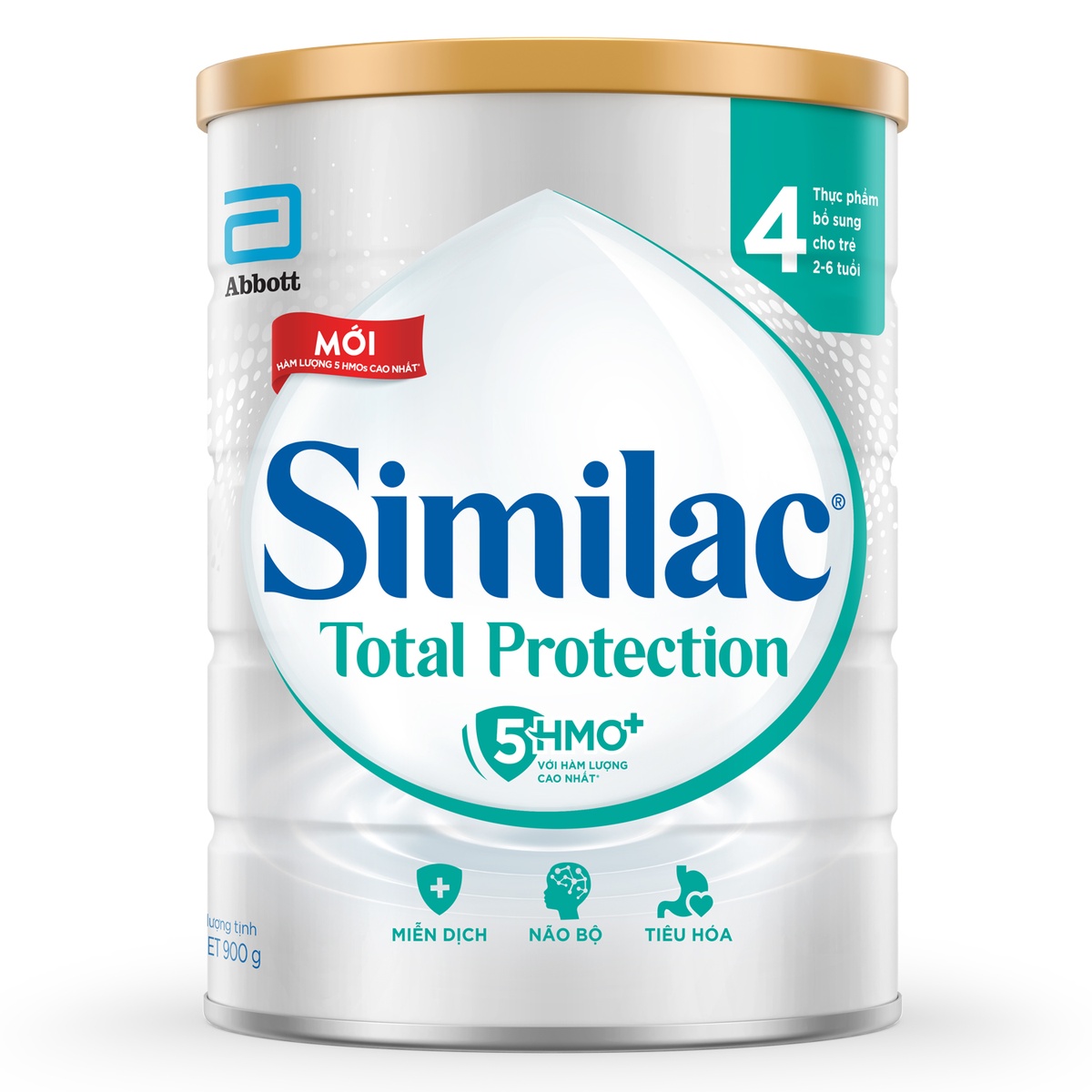 Sữa Similac Total Protection S4/2+ 900g/850g (dành cho bé trên 2 tuổi) - mặt sau