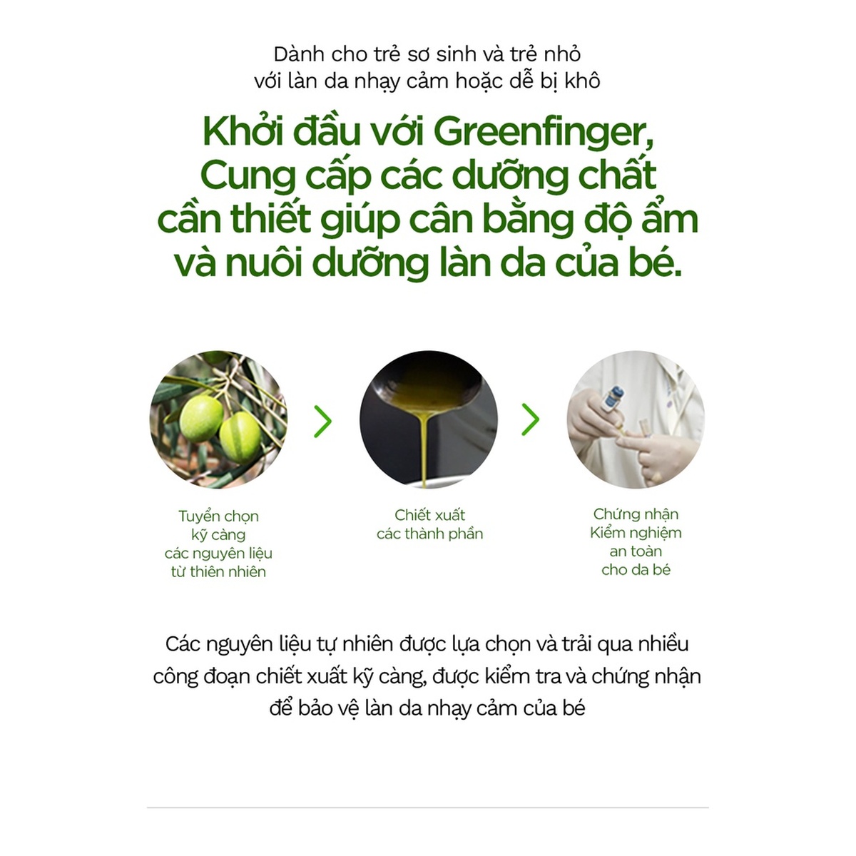 Sữa tắm dưỡng ẩm cho bé Greenfinger 320ml - hình 6